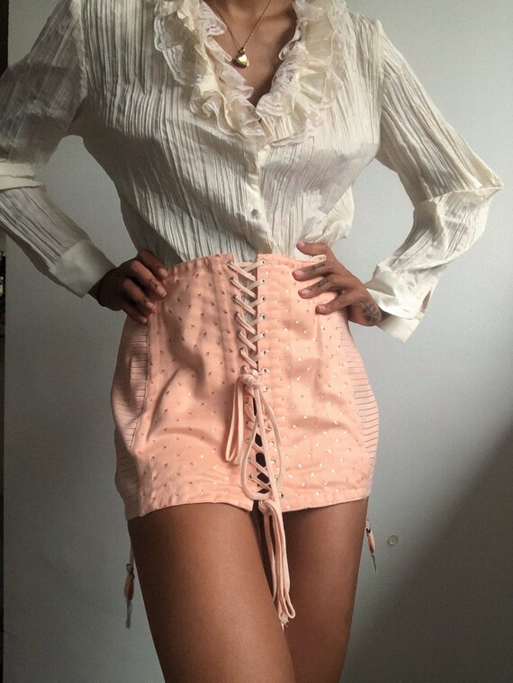 Rare 1950s corset skirt / girdle