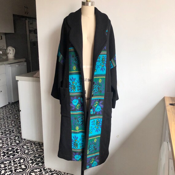 Vintage French Chacok Merino Wool Coat 1990s - image 3