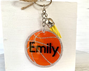 Basketball Zipper Charm;Basketball Bag Charm; Basketball;Gift for sondaughter Accessories;Sports Charm Accessories;Player Keychain