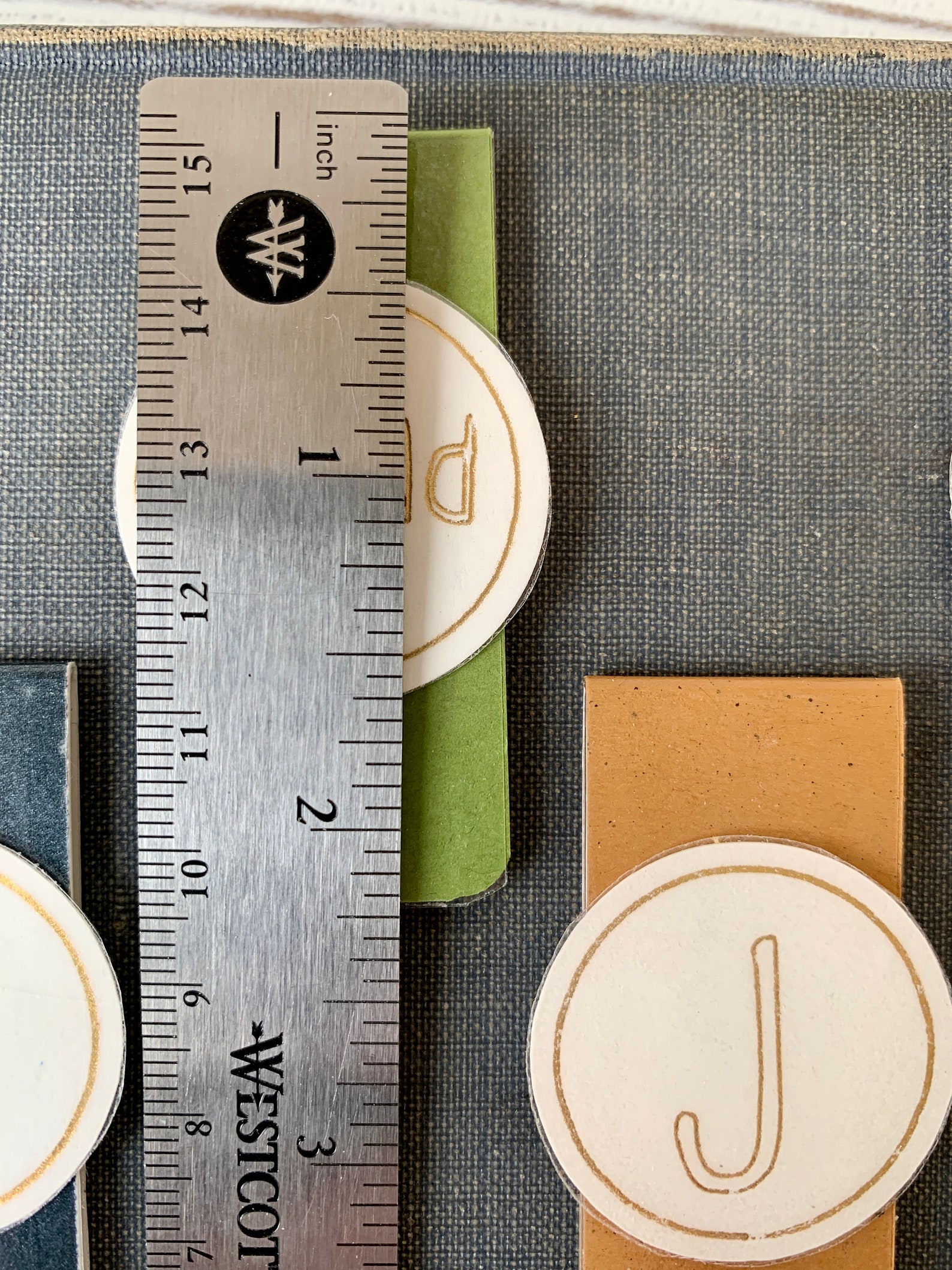 bookmarks personalized set of 5 bookmark book Etsy