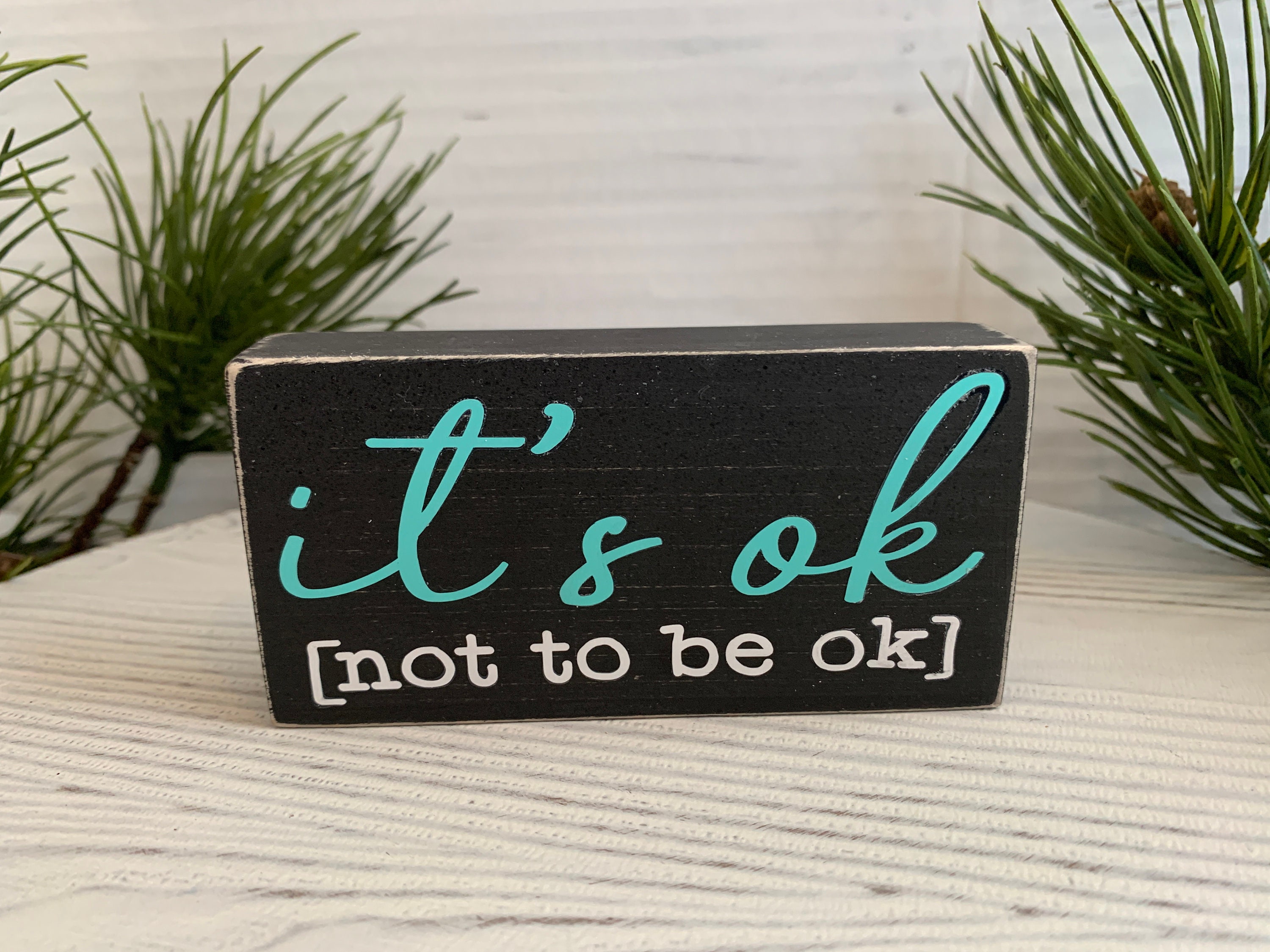 Mini wood sign small shelf sign tiered tray decor It's Etsy