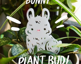 Bunny Plant Buds! | Acrylic Plant Stakes | Whimsical Decor | Plant Lover Gift