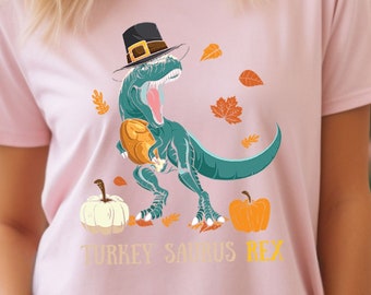 Thanksgiving Dinosaur, Turkey Saurus Rex Shirt For Thanksgiving, Thanksgiving Sweater, Retro Thanksgiving, Thanksgiving Sale