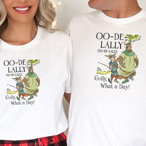 Disney Robin Hood And Little John Tshirt Golly Tshirt Disney Couple Trip Disney Cute Couple Sweatshirt Design Cute Disney  Disneyland Tshirt