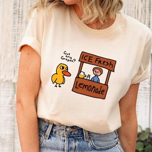 Got Any Grapes Shirt, The Duck Song Shirt, Funny Duck Shirt, Ice Fresh Lemonade, Millennial Shirts, Cute Duck Gifts, Funny Shirt, Trendy Tee