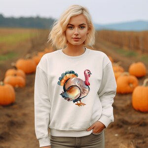 Thanksgiving Watercolor Tshirt, Thanksgiving Sale, Thanksgiving Sweater, Thanksgiving Hoodie, Thanksgiving Gifts, Thanksgiving Trivia zdjęcie 2