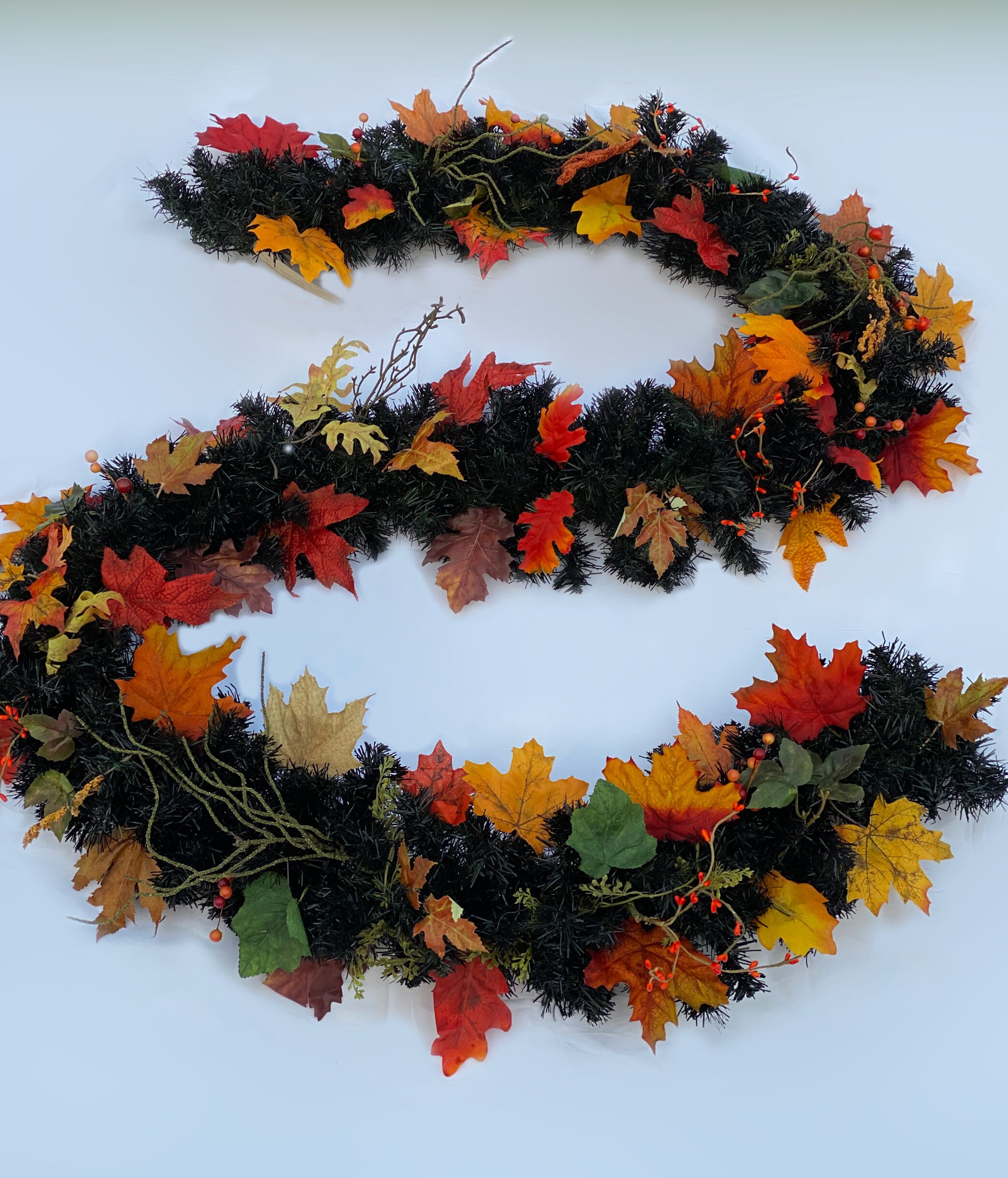 Celebrate Autumn Fall Garland Lit Etsy