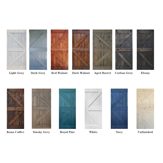 36 in x 84 in K Series DIY Dark Walnut Finished Knotty Pine Wood Barn Door Slab 36 in x 84 in K Series DIY Dark Walnut Finished Knotty Pine Wood Barn Door Slab