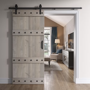 36&quot;x84&quot; Castle-Series interoir barn door without hardware kit ( door only)