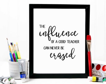 Teacher Gift Printable, Teacher Christmas Gift, Teacher appreciation, teacher quote, digital, teacher wall print, end of year gift, T100