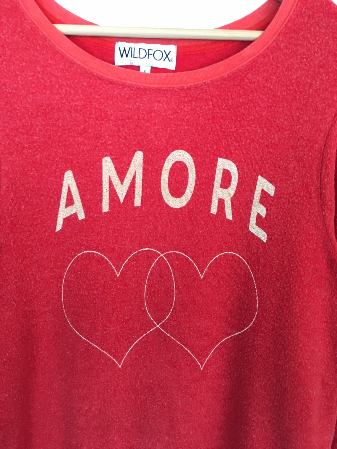 Amore Love Sweater Spellout Pullover Jumper Sweatshirt Hoddie - Etsy UK