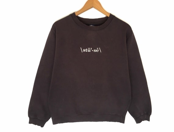 Stussy Skateboard Spellout Pullover Jumper Sweatsh