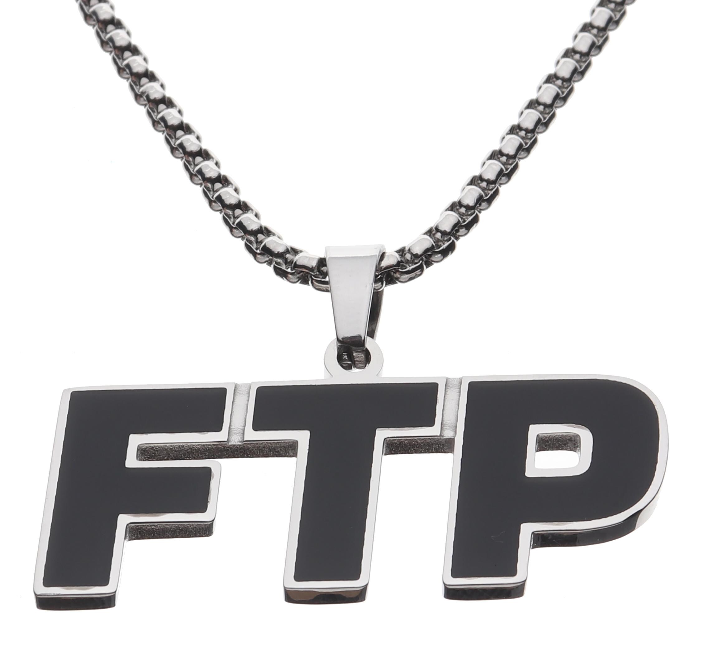 Fuck the Population FTP Logo Necklace Chain Pendant - Etsy
