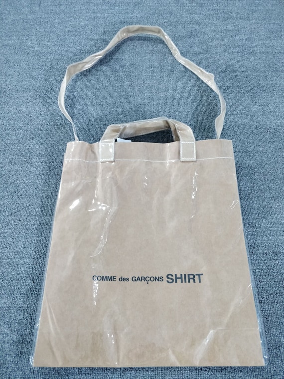 Comme Des Garcons Shirt PVC Tote Bag 2018 New rei Kawakubo