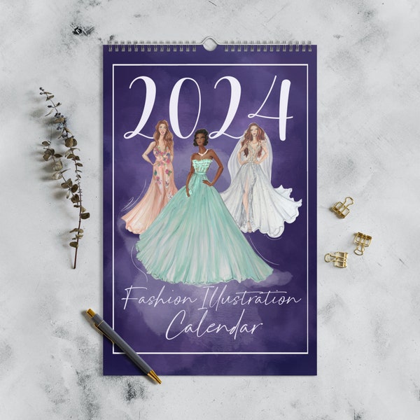 Fashion 2024 Calendar Etsy