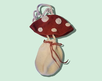 Crochet Mushroom Bag Pattern