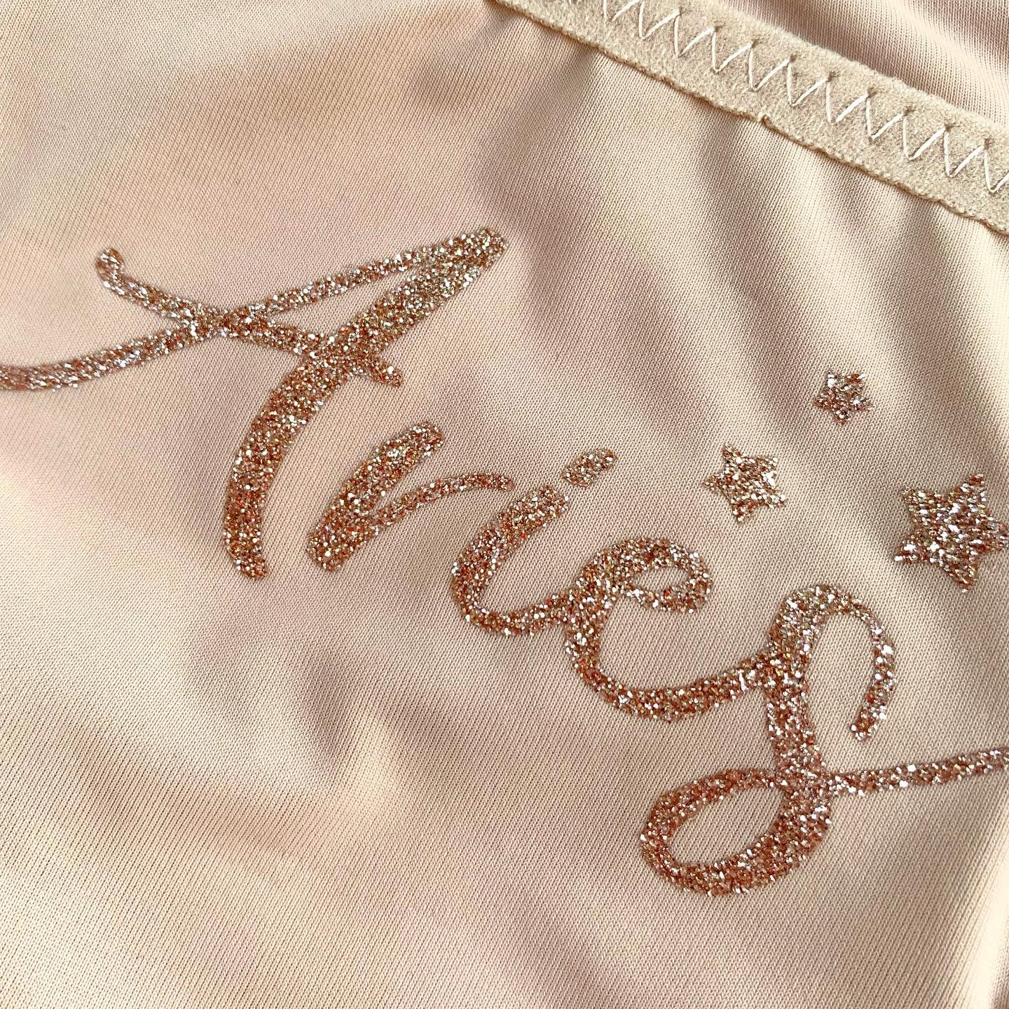 Rose Gold Shimmery Zodiac Panties Sparkly Pink Zodiac Thong Etsy