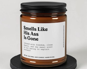 Divorce Gift for Best Friend, Funny Breakup Candle, Ex Is Gone Finally Free, Newly Single, Funny Candle for Her, Breakup Survival Gift