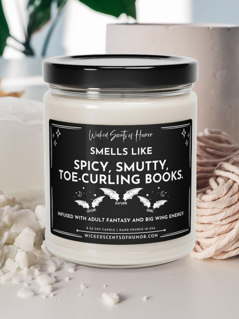 Acotar Candle Smells Like Smutty Toecurling Books Acotar Etsy