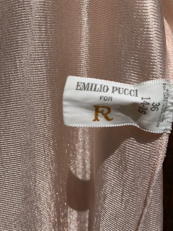 Vintage 70’s Emilio Pucci For Formfit Rogers Blus… - image 8