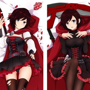 rwby ruby body pillow