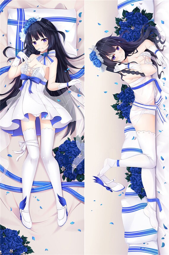 Anime body pillow with hole
