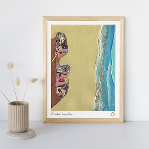 Original Art | Greek Islands Collection | Wrecked, Zakynthos