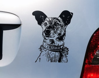 Individual sticker handmade according to original picture