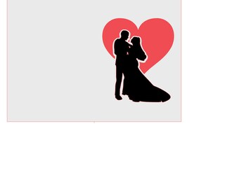 Plott File Cards Wedding Couple