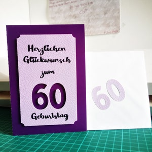 Grußkarte zum runden Geburtstag