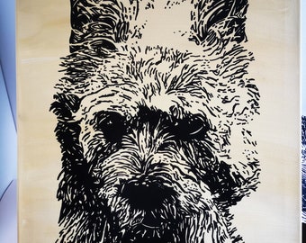 Hand-painted canvas