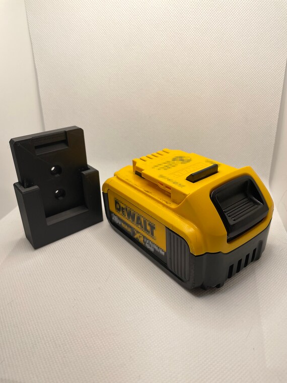 Battery Holder Mount Compatible With Dewalt 20V MAX battery Etsy