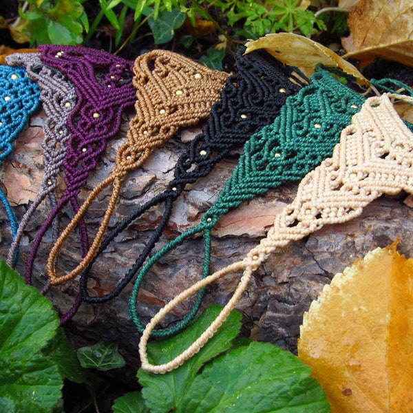 Adustable Macrame Slave Bracelet in Various Colours and Designs