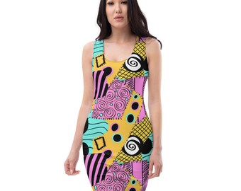 Sally Inspired Halloween Fitted Dress