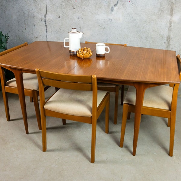 Mcintosh Extending Teak Table and 6 Chairs