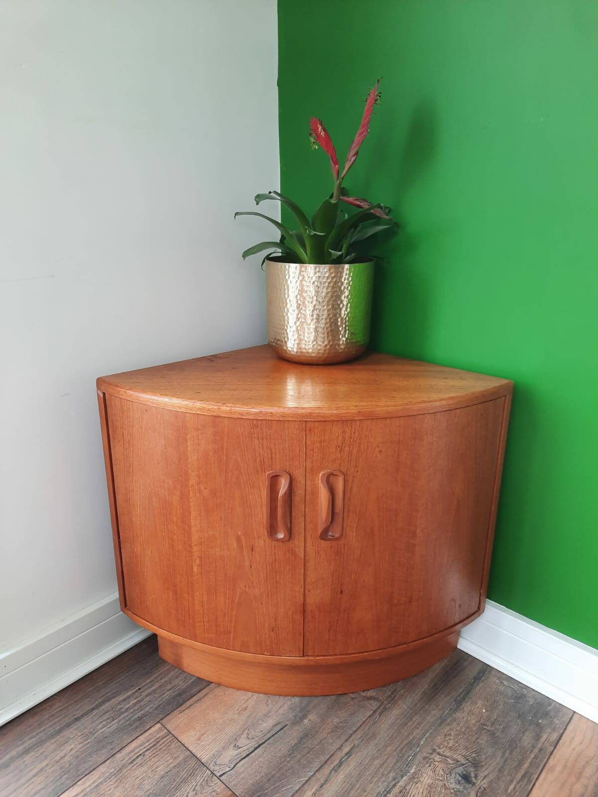 G Plan Fresco Mid Century Teak Corner Cupboard Etsy UK