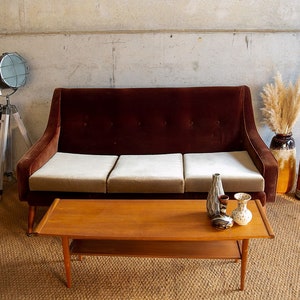 Mid Century Loveseat Etsy UK