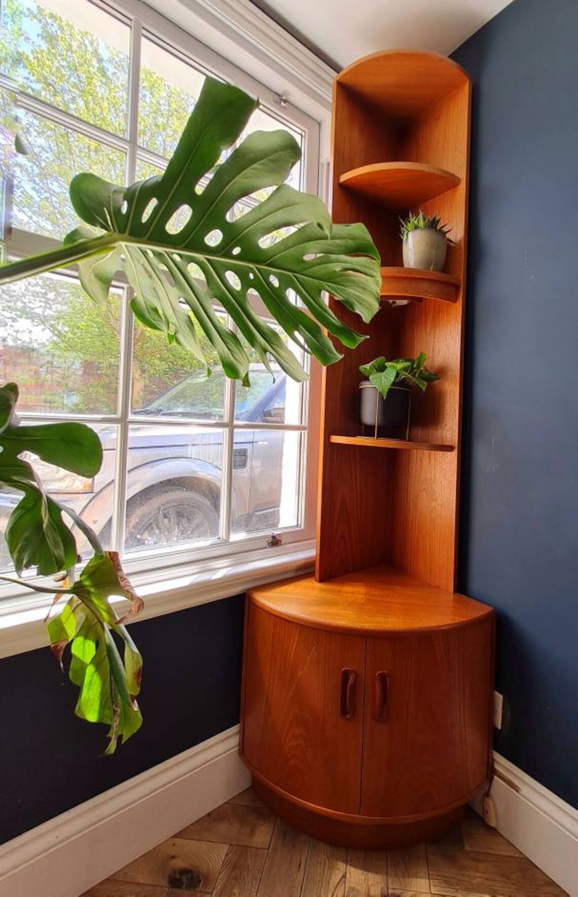 G Plan Fresco Teak Corner Shelving unit Etsy