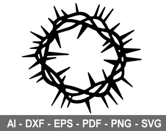 Free Free 185 Crown Of Thorns Svg SVG PNG EPS DXF File