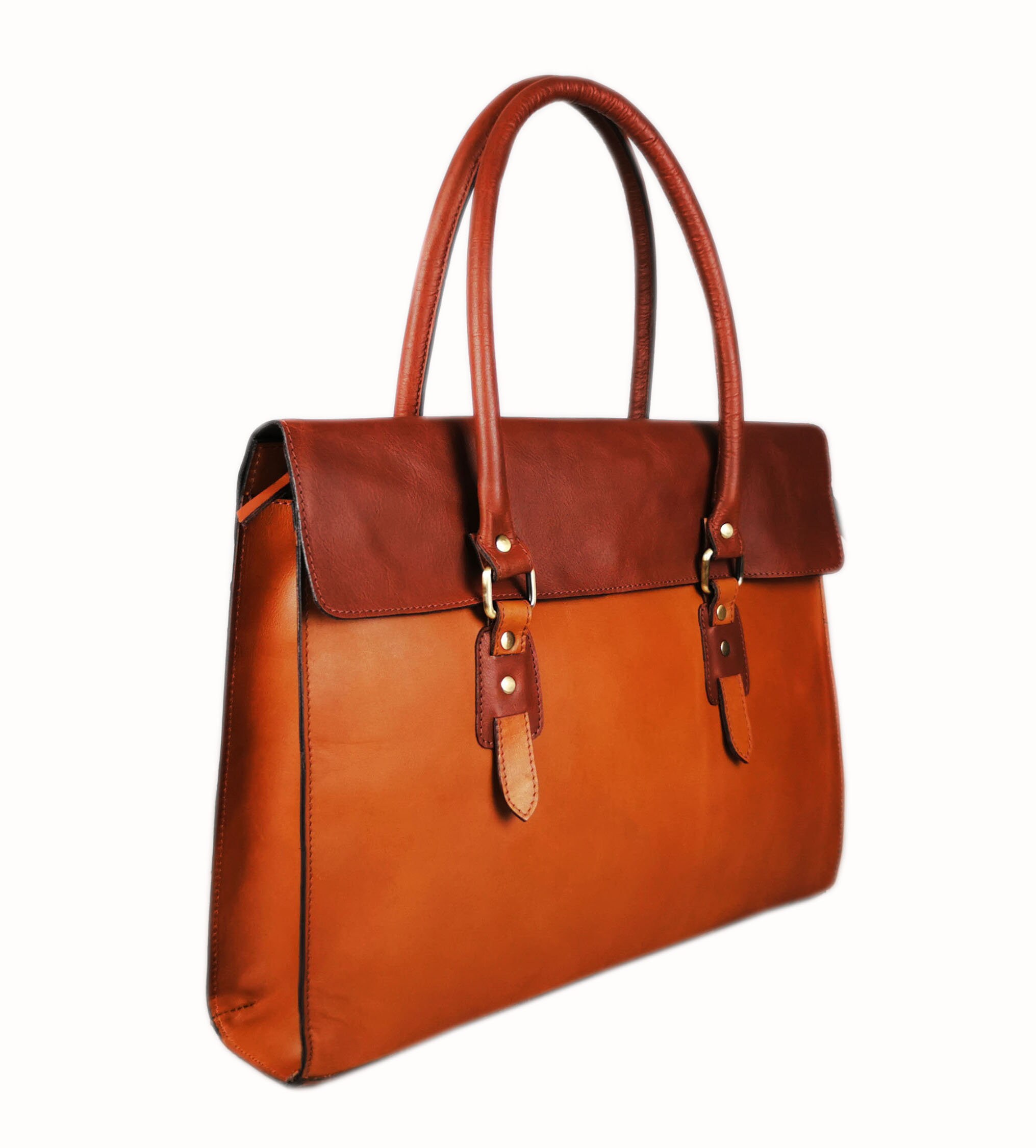 Leather Briefcase, Messenger Bag, Personalized Leather, Laptop Purse