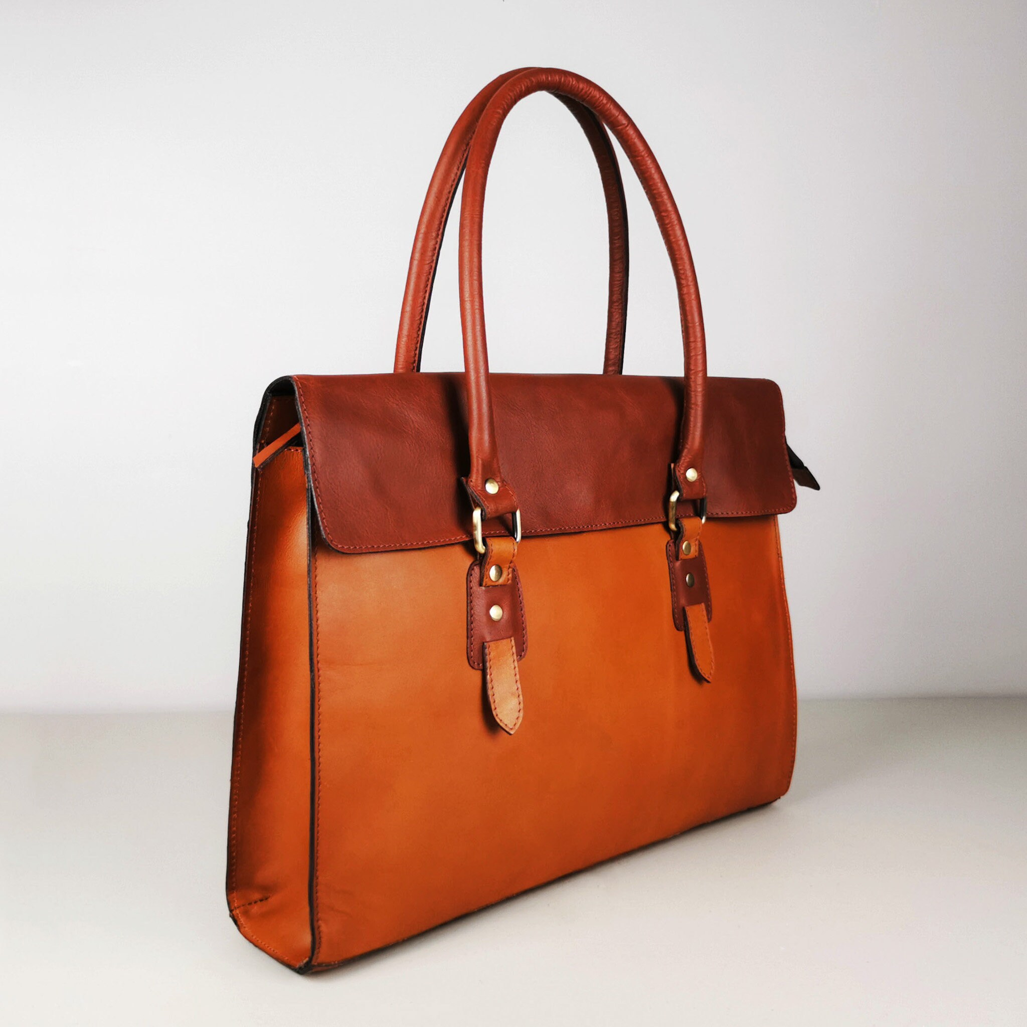 Leather Briefcase, Messenger Bag, Personalized Leather, Laptop Purse