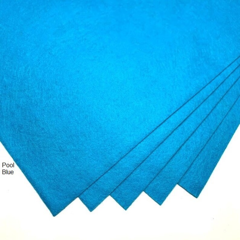 Mermaid Dreams Felt Color Set 9 x 12 Wool Felt