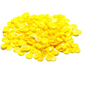 Opaque Iridescent Sunflower Sequins Multiple Sizes Available
