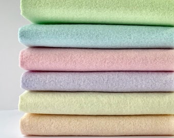 Pastel Felt Color Set 9 x 12 Wool Felt