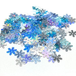 10mm Mixed Snowflake Sequins