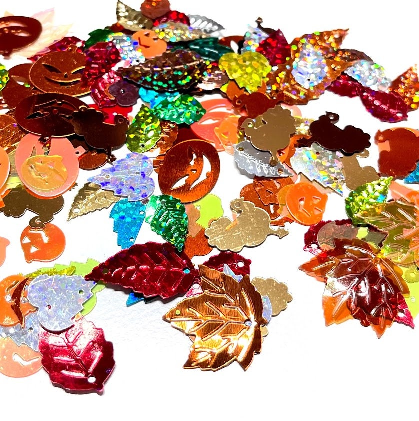 Autumn Mix Sequins - Etsy