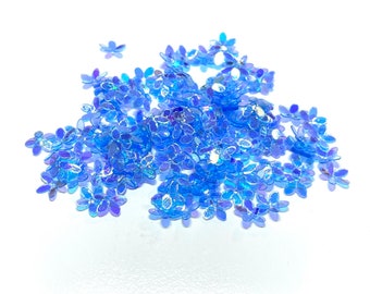 10mm Crystal Iris Skyline Cupped Flower Sequins