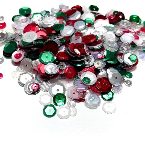 sequin christmas tie