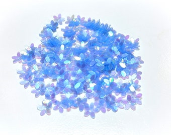 10mm Rainbow Pearl Waterfall Cupped Flower Sequins