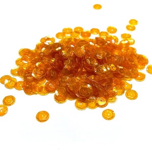 Transparent Iridescent Autumn Sunset Sequins Multiple Sizes Available